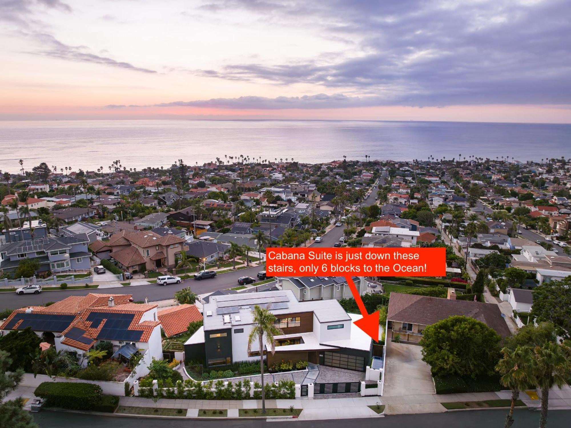 Contemporary Ocean Sunset Views With Firepit Pt Loma Close To Plnu San Diego Exterior photo
